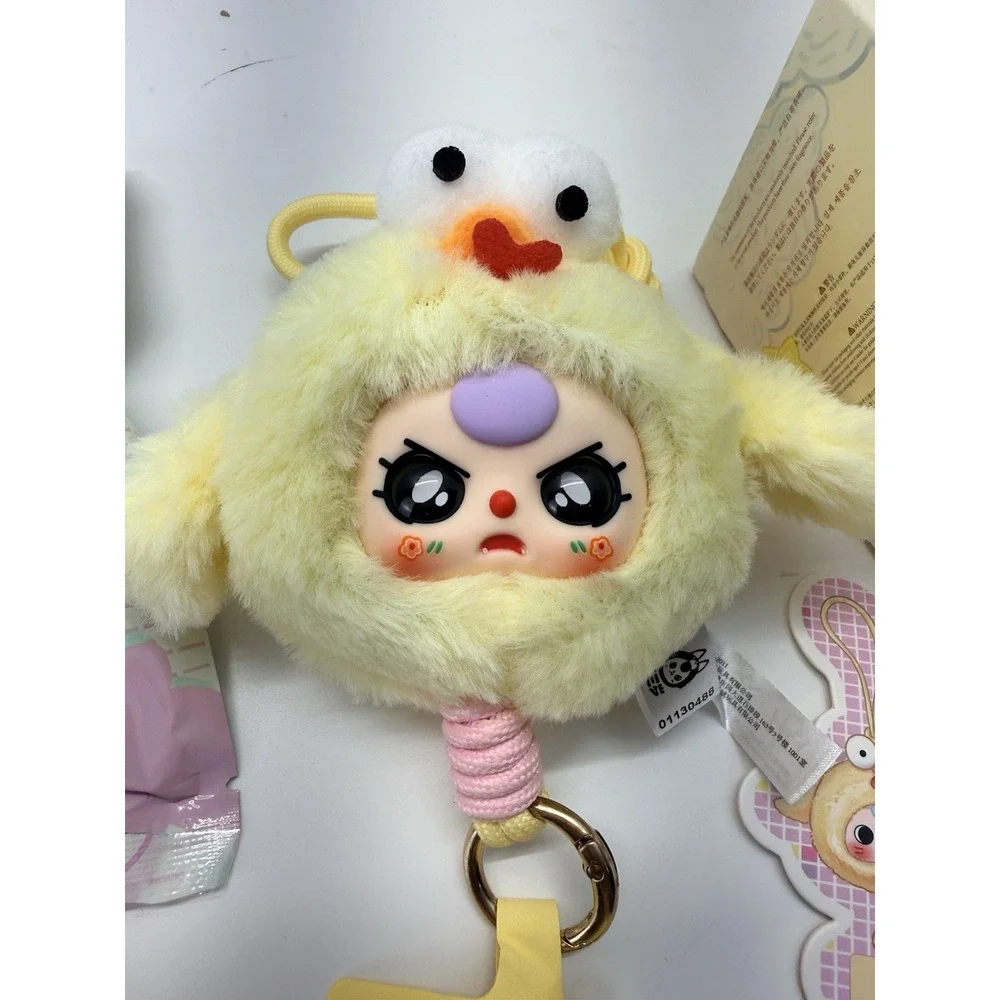 Baby Three BB3 Phone Lanyard Confirmed‎ Yellow Chicken Plush Phone Strap NEW